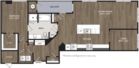 The Finch A5 Floorplan